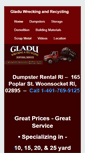 Mobile Screenshot of gladuwrecking.com
